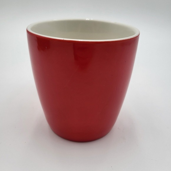 (2) Starbucks 12oz Red Ceramic Coffee Mugs Mermaid Siren Logo 2020/2021 - Picture 8 of 16